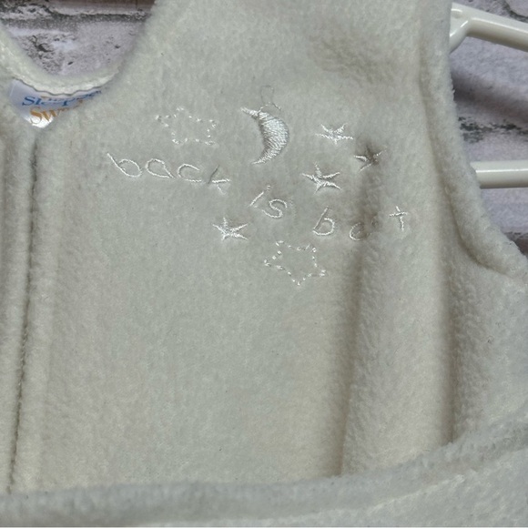 Halo SleepSack Swaddle Newborn Embordered "Sweet Dreams" Cream Up to 3 Months - Picture 4 of 15